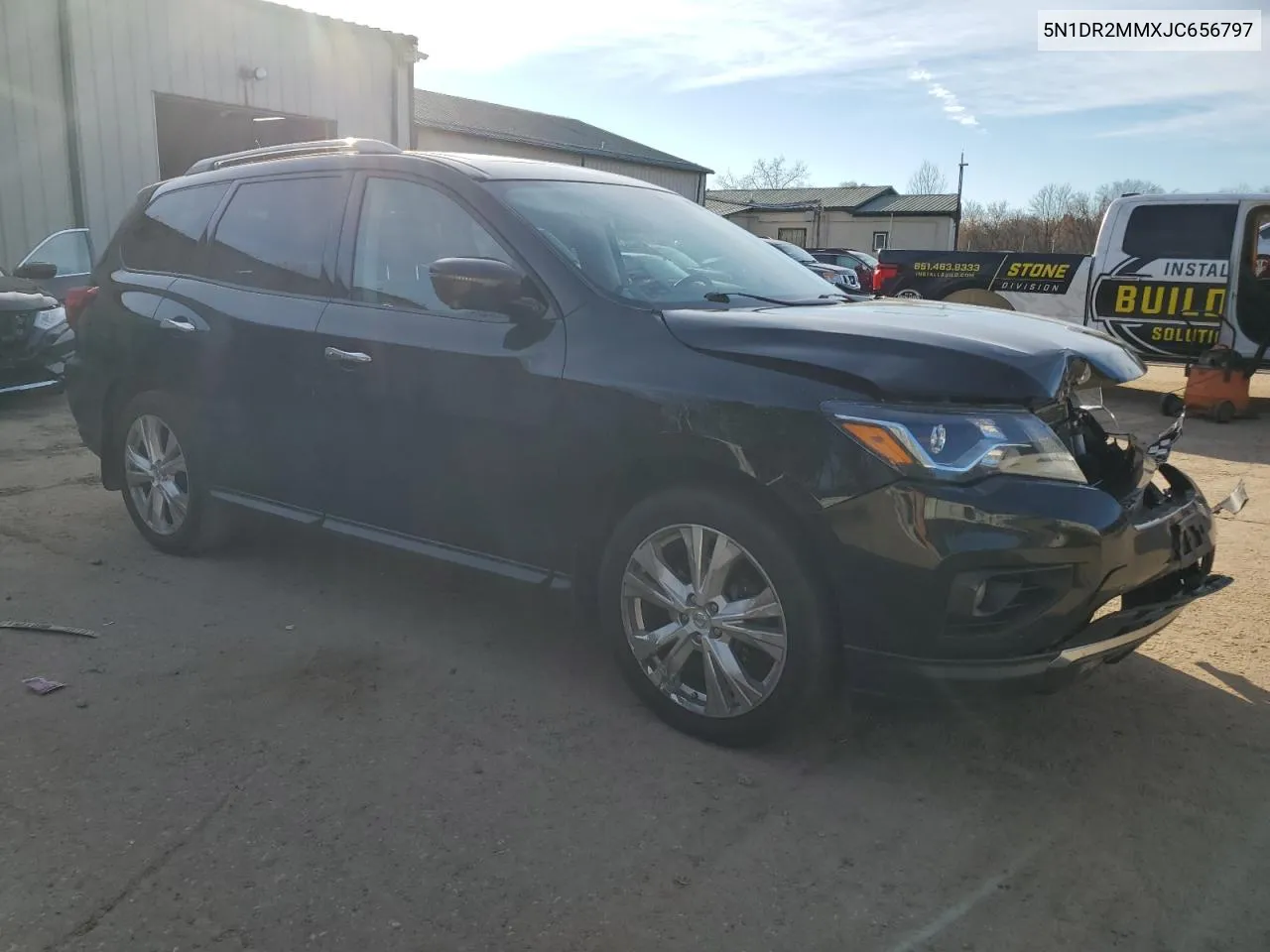 2018 Nissan Pathfinder S VIN: 5N1DR2MMXJC656797 Lot: 80056834