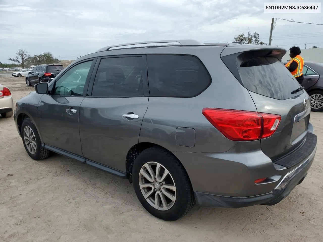 2018 Nissan Pathfinder S VIN: 5N1DR2MN3JC636447 Lot: 80067074