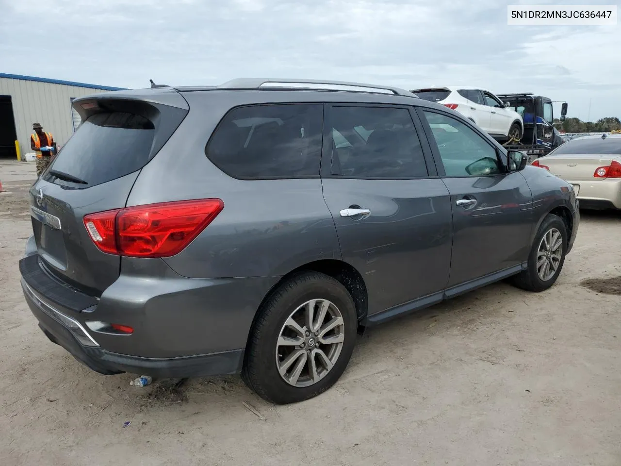 2018 Nissan Pathfinder S VIN: 5N1DR2MN3JC636447 Lot: 80067074