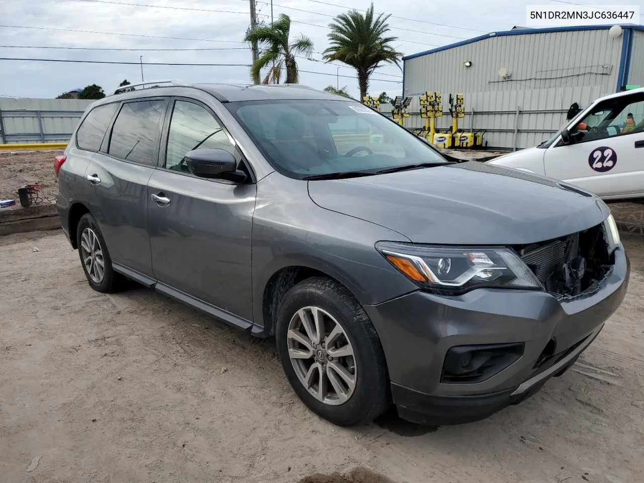 2018 Nissan Pathfinder S VIN: 5N1DR2MN3JC636447 Lot: 80067074