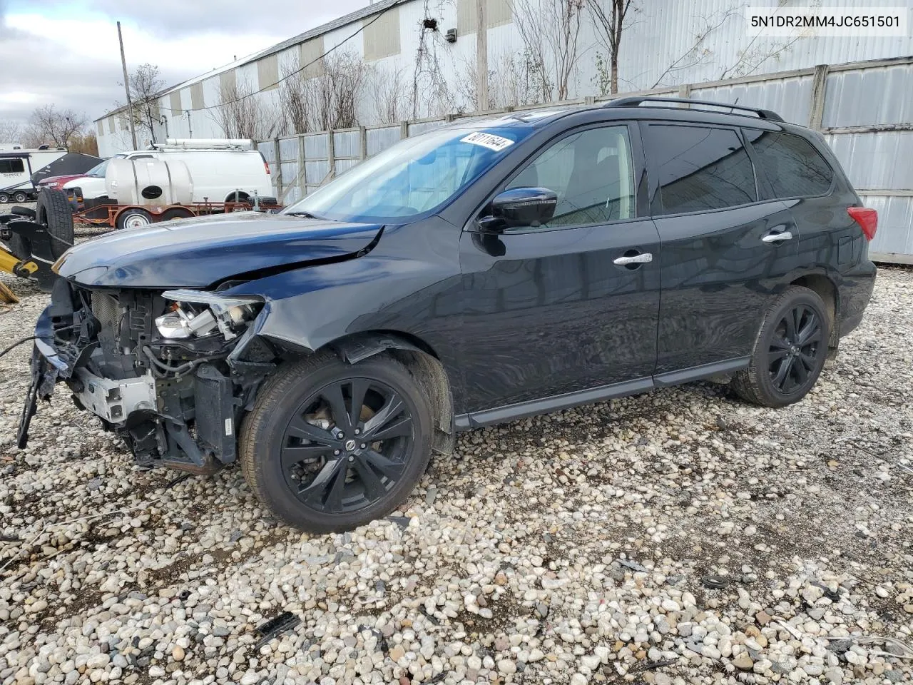 2018 Nissan Pathfinder S VIN: 5N1DR2MM4JC651501 Lot: 80111644