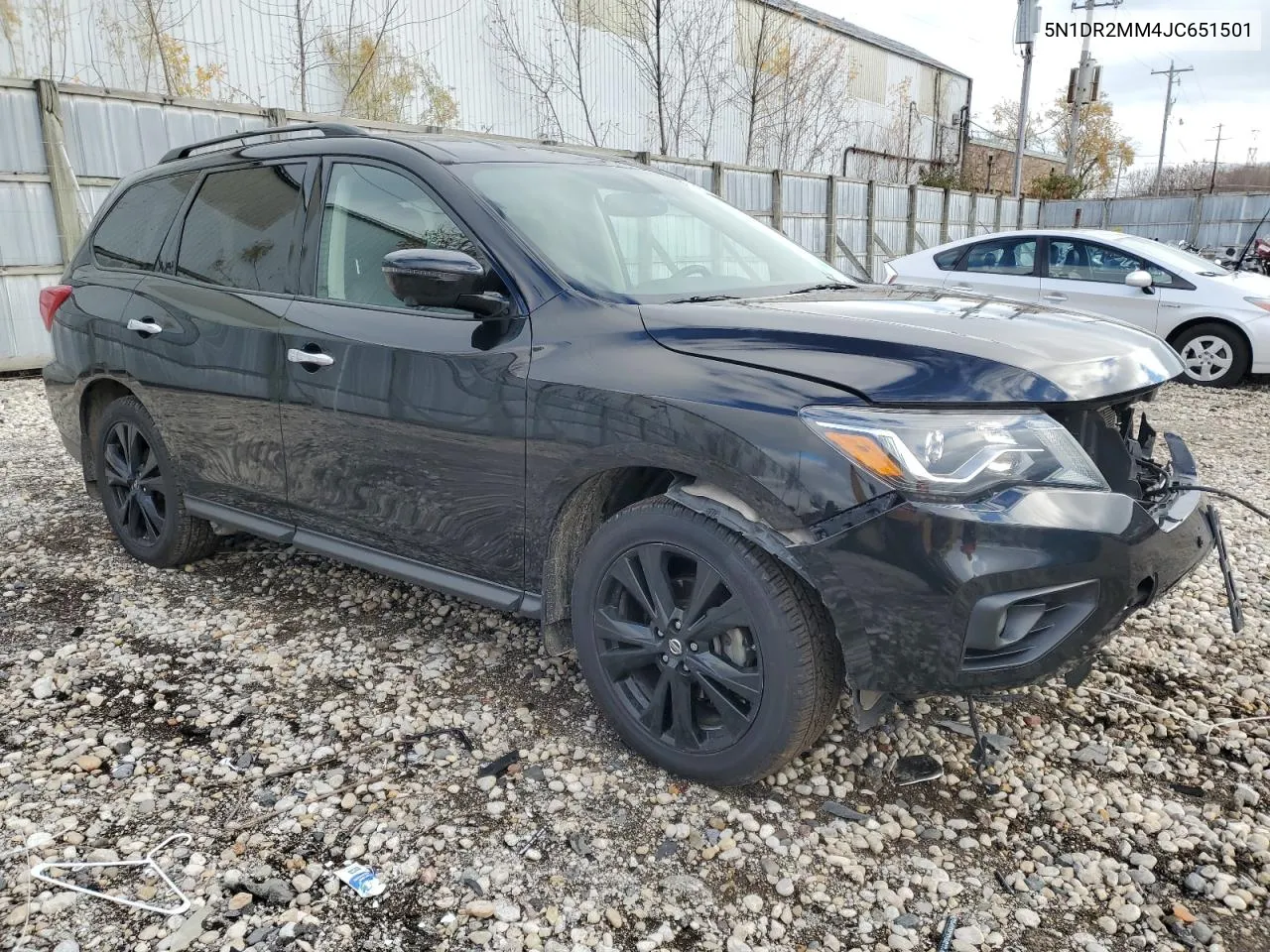 2018 Nissan Pathfinder S VIN: 5N1DR2MM4JC651501 Lot: 80111644