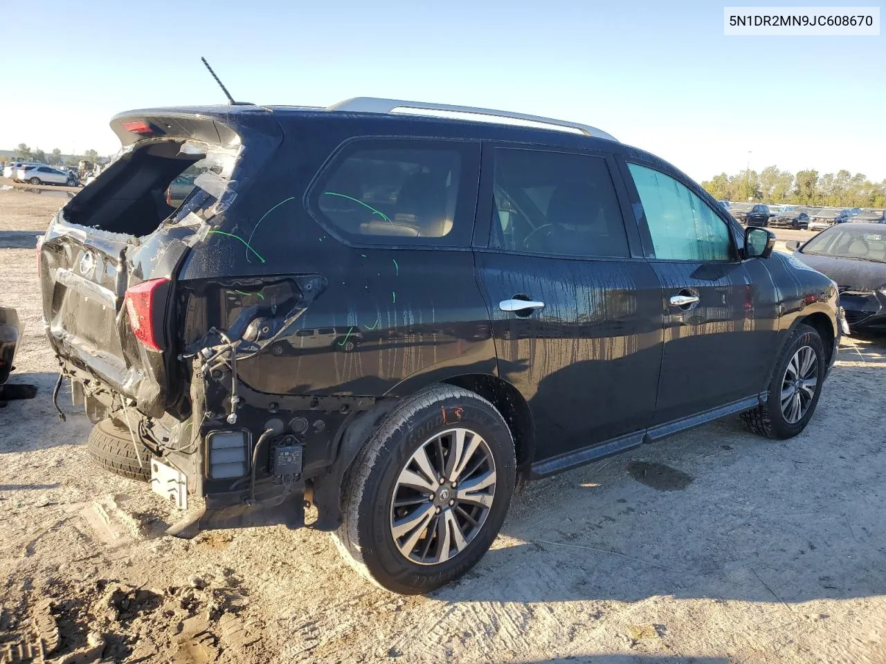 2018 Nissan Pathfinder S VIN: 5N1DR2MN9JC608670 Lot: 80215354