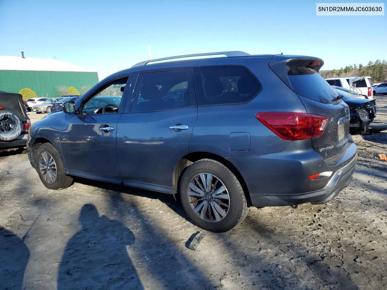 2018 Nissan Pathfinder S VIN: 5N1DR2MM6JC603630 Lot: 80315424