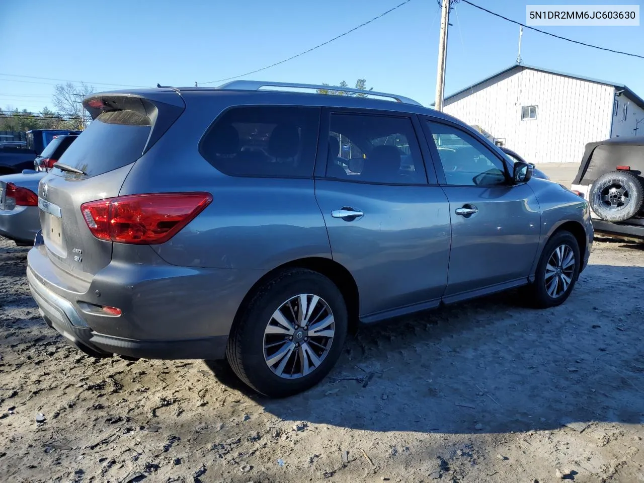 2018 Nissan Pathfinder S VIN: 5N1DR2MM6JC603630 Lot: 80315424