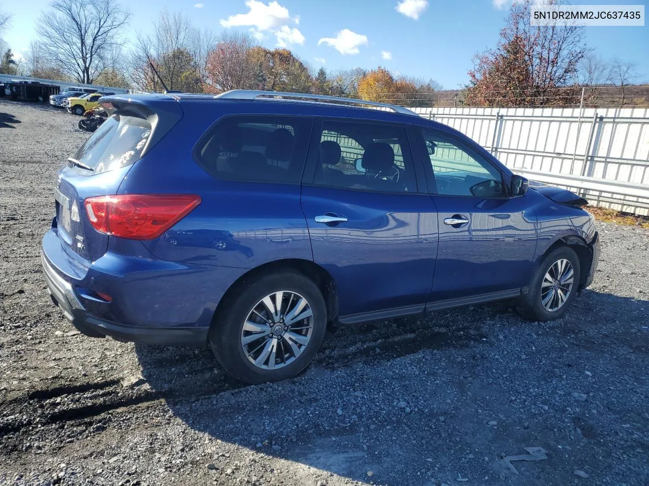 2018 Nissan Pathfinder S VIN: 5N1DR2MM2JC637435 Lot: 80471164