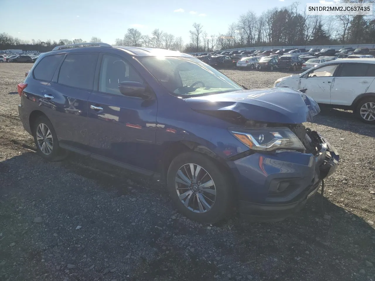 2018 Nissan Pathfinder S VIN: 5N1DR2MM2JC637435 Lot: 80471164