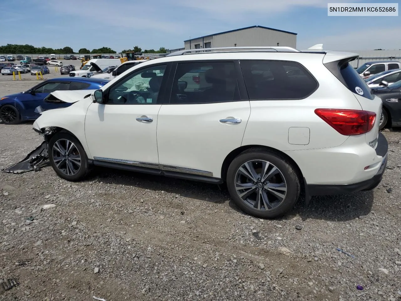 2019 Nissan Pathfinder S VIN: 5N1DR2MM1KC652686 Lot: 56878264