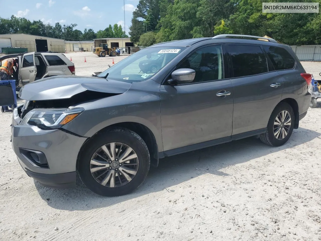 2019 Nissan Pathfinder S VIN: 5N1DR2MM6KC633194 Lot: 59046124