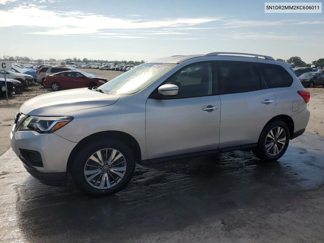 2019 Nissan Pathfinder S VIN: 5N1DR2MM2KC606011 Lot: 59502434