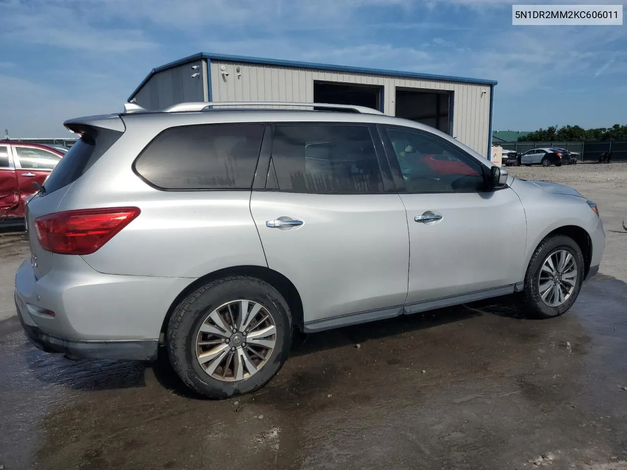 2019 Nissan Pathfinder S VIN: 5N1DR2MM2KC606011 Lot: 59502434