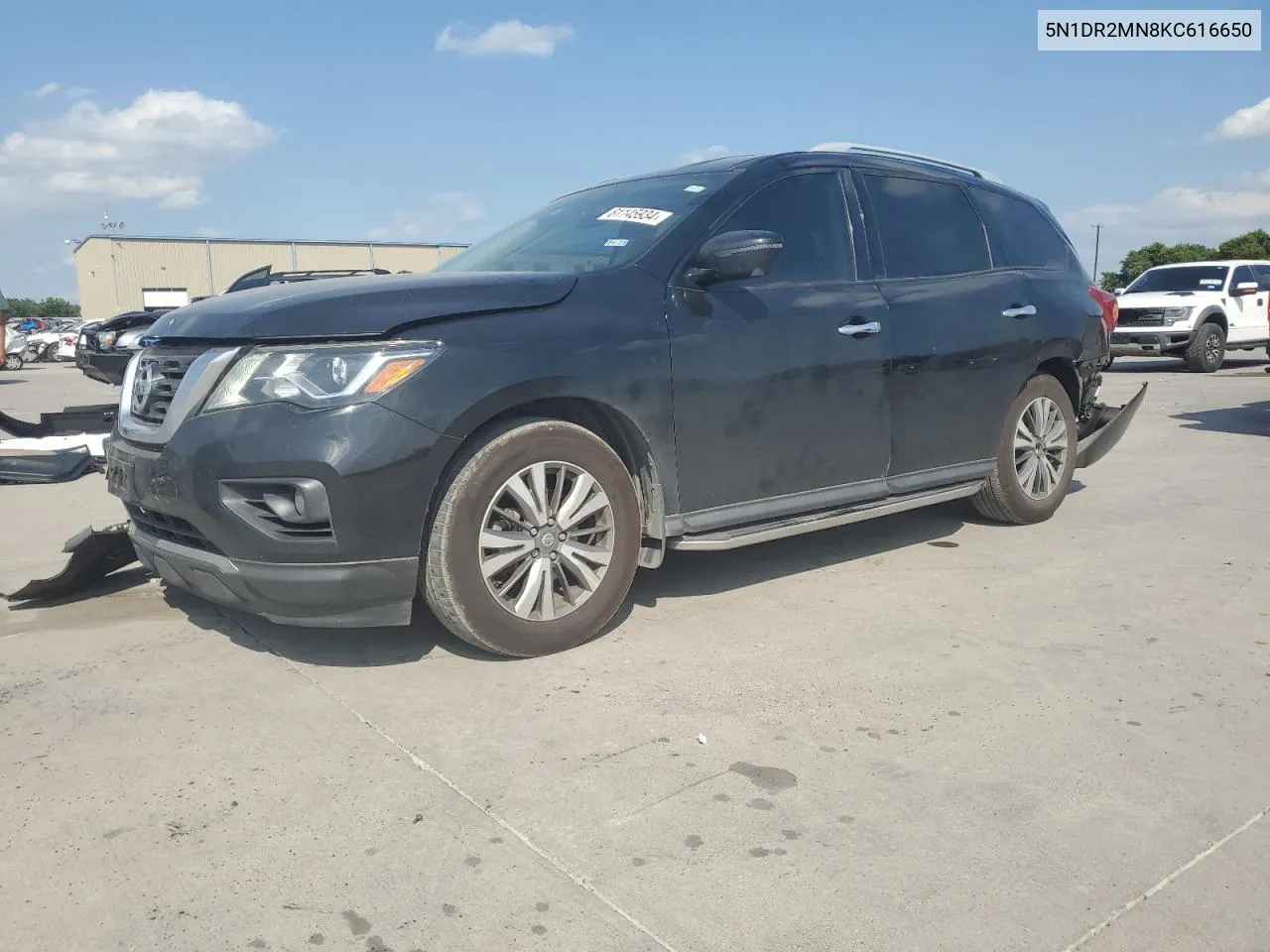 2019 Nissan Pathfinder S VIN: 5N1DR2MN8KC616650 Lot: 61145934