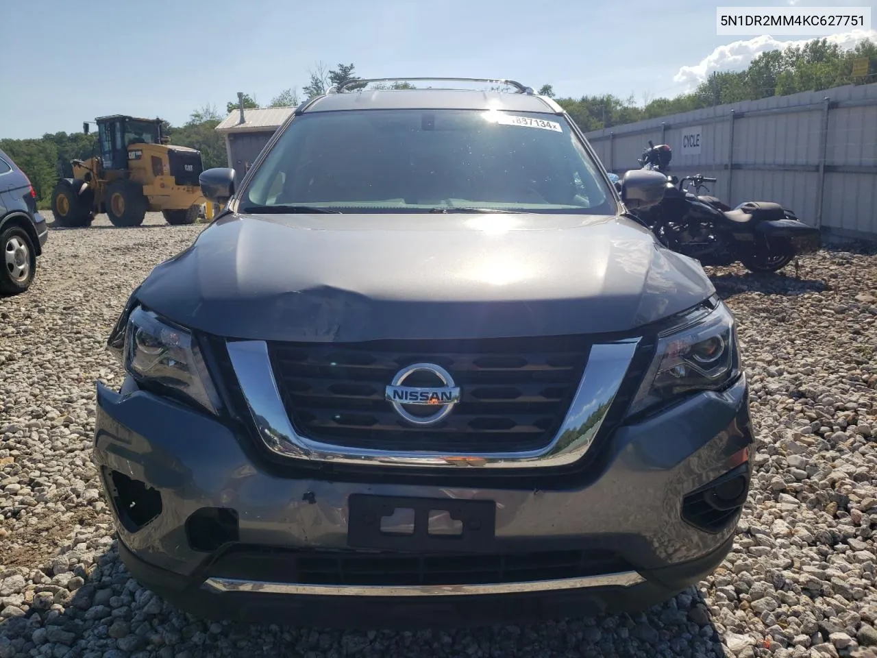 2019 Nissan Pathfinder S VIN: 5N1DR2MM4KC627751 Lot: 61887134