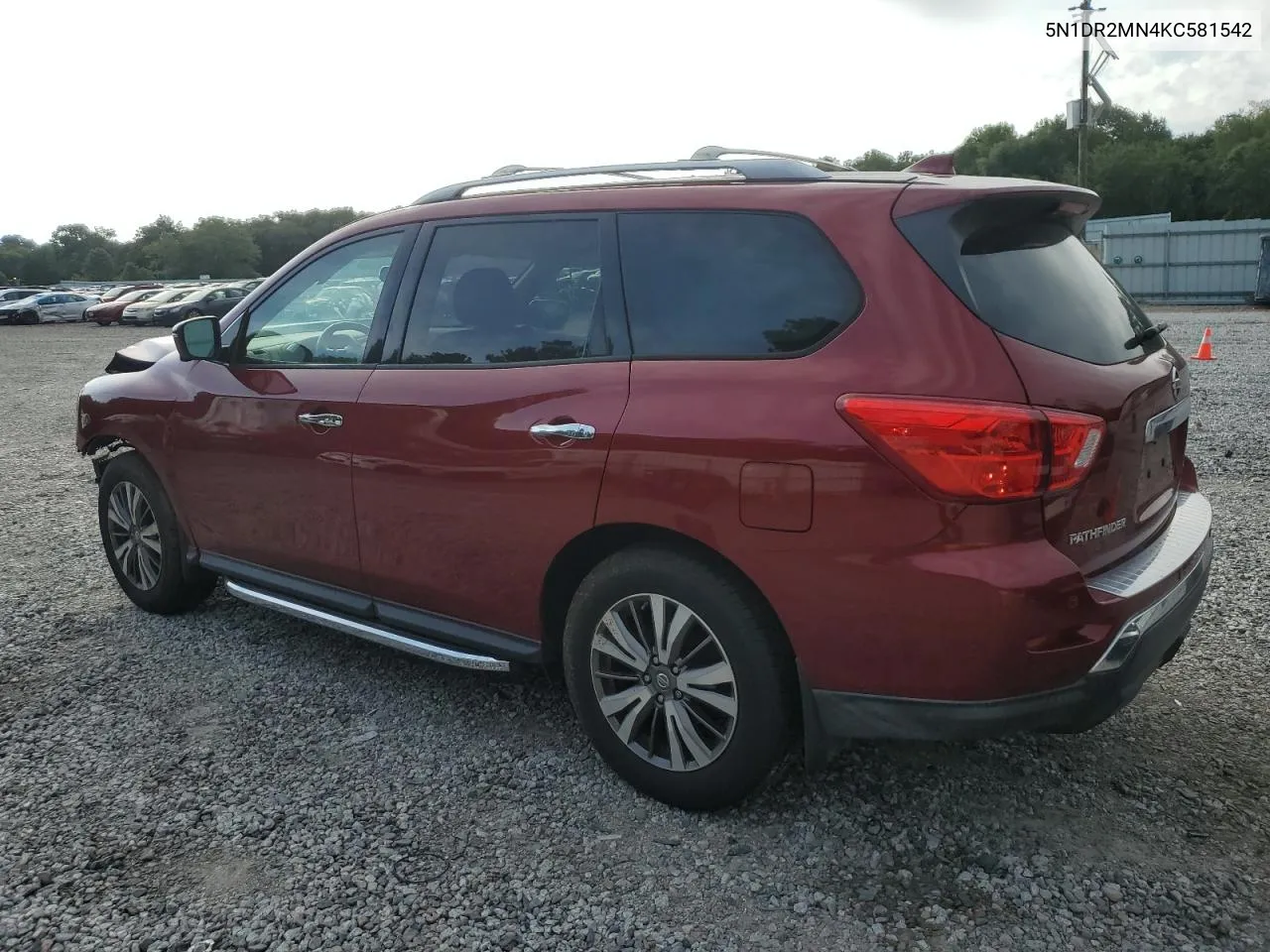 2019 Nissan Pathfinder S VIN: 5N1DR2MN4KC581542 Lot: 62252854