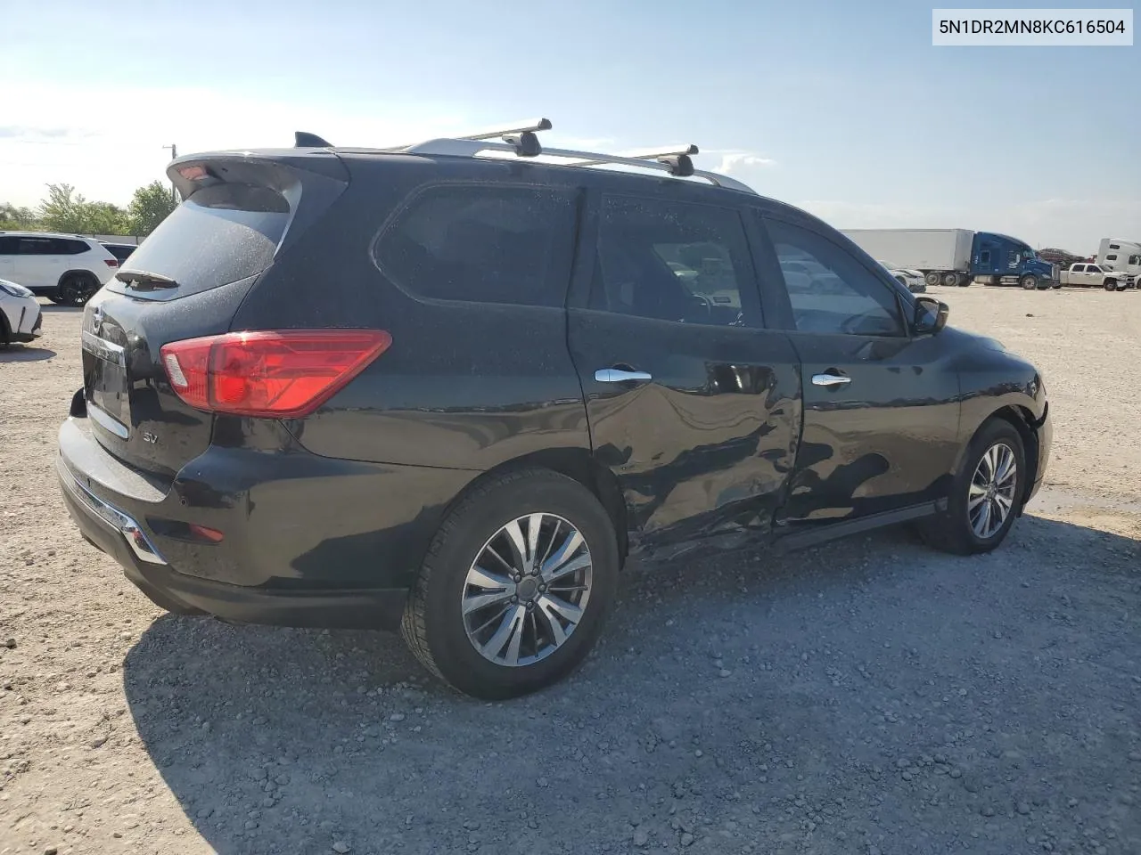 2019 Nissan Pathfinder S VIN: 5N1DR2MN8KC616504 Lot: 62462144