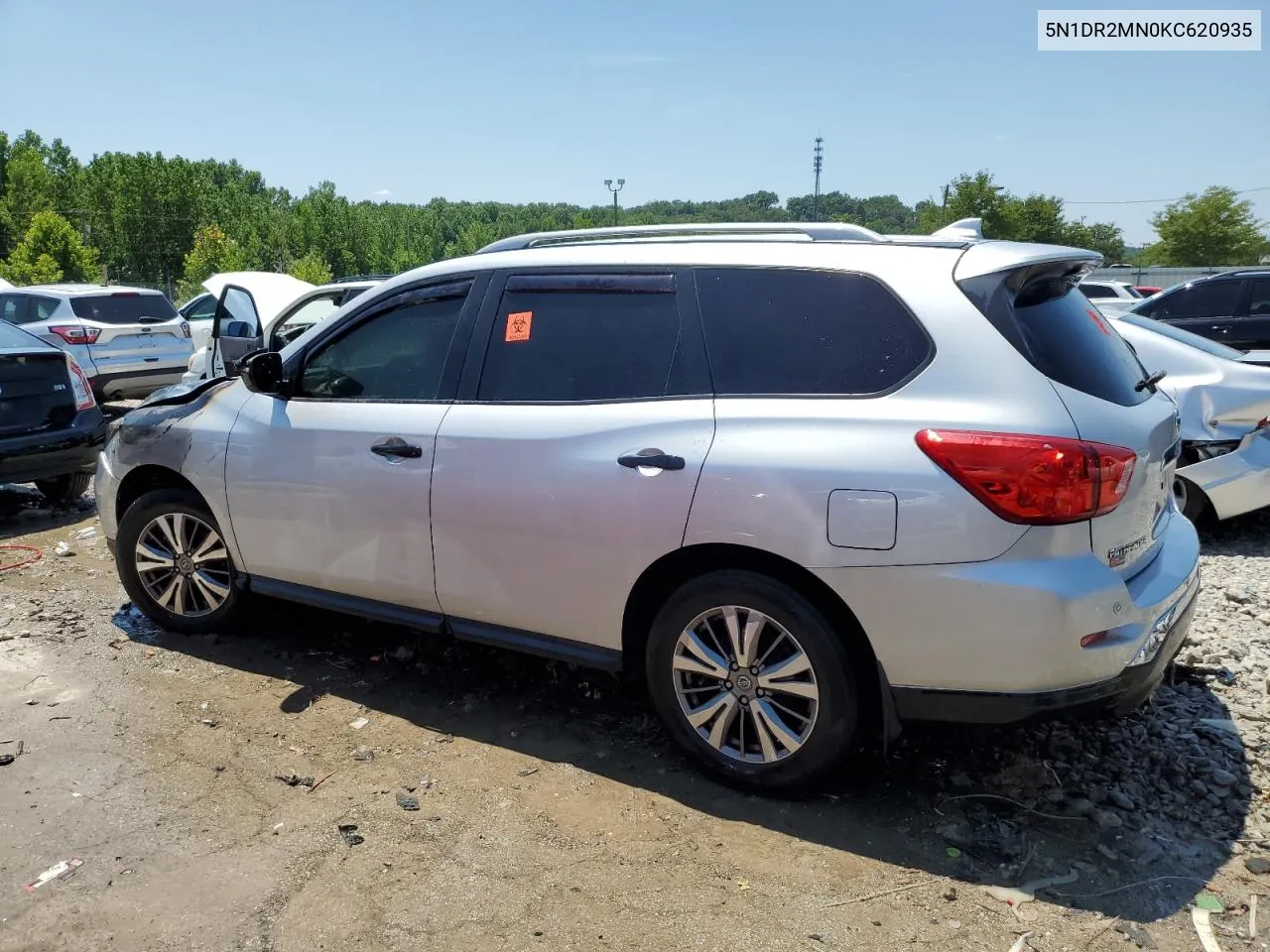 2019 Nissan Pathfinder S VIN: 5N1DR2MN0KC620935 Lot: 63042564