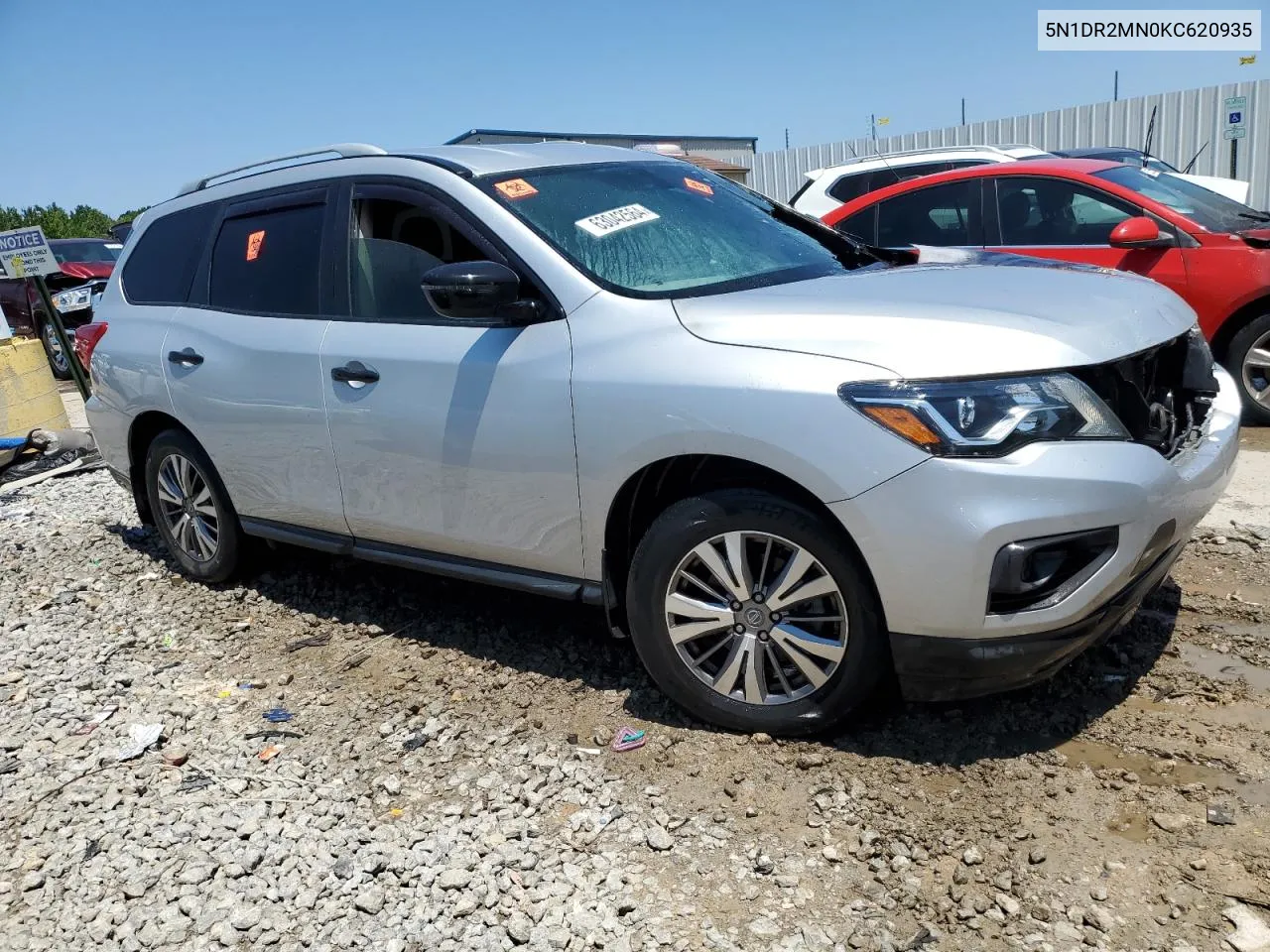 2019 Nissan Pathfinder S VIN: 5N1DR2MN0KC620935 Lot: 63042564