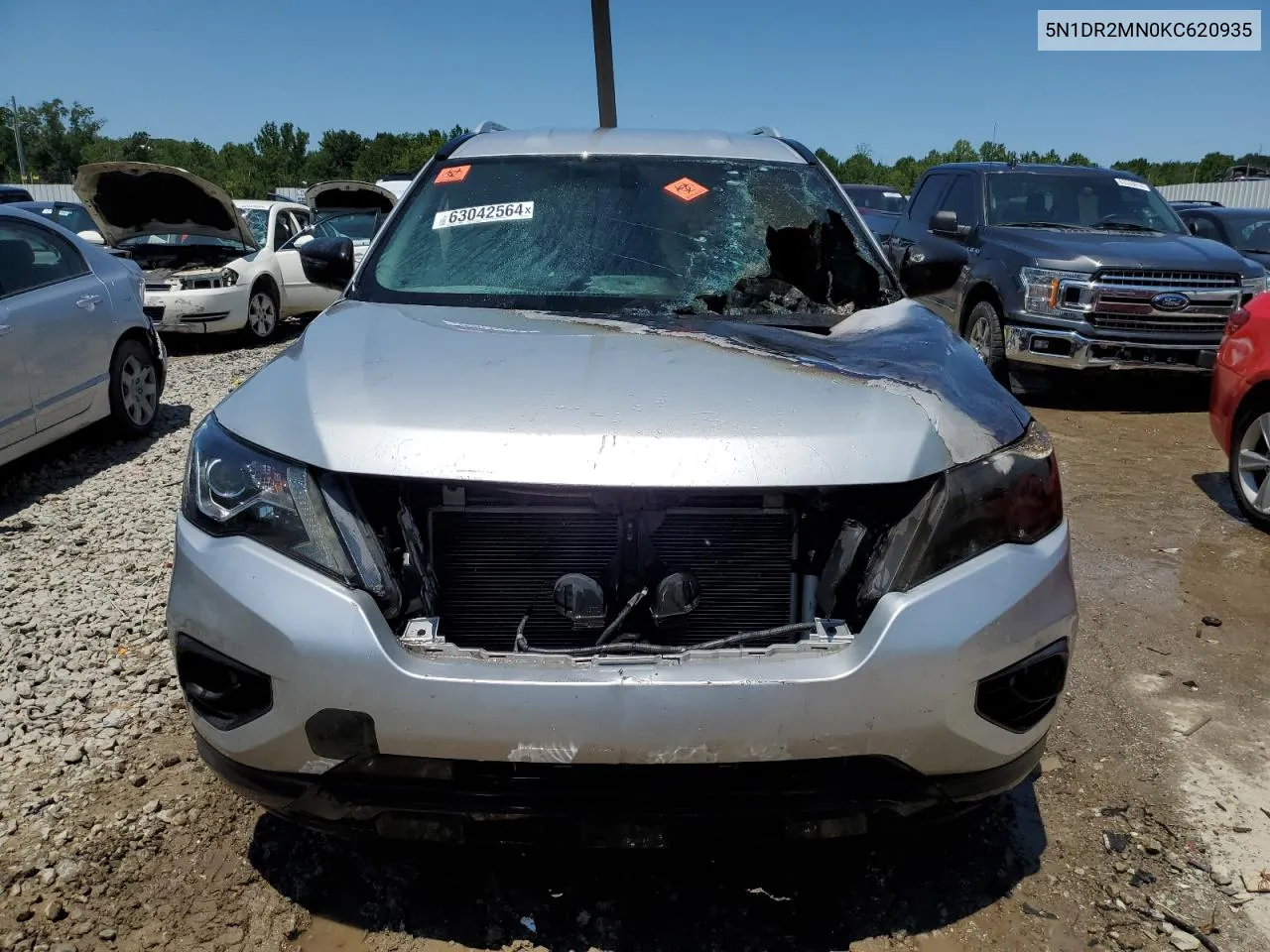 5N1DR2MN0KC620935 2019 Nissan Pathfinder S