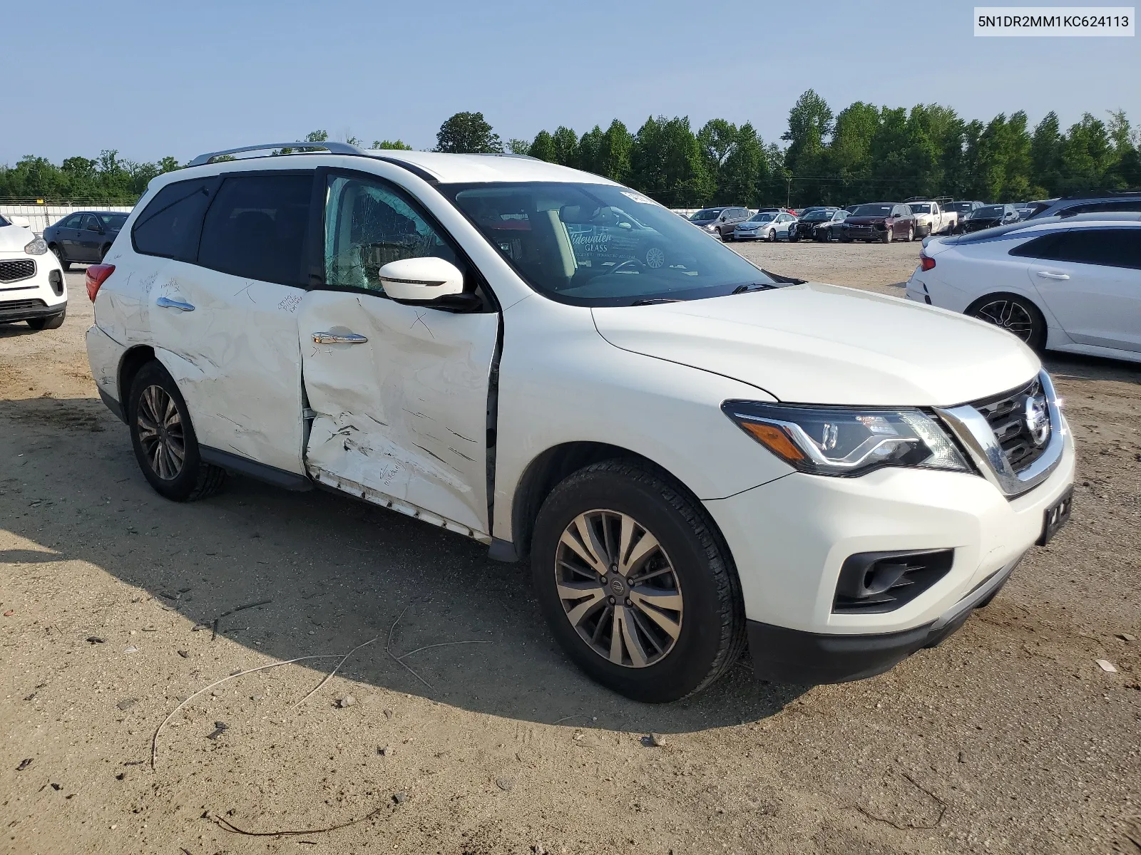 2019 Nissan Pathfinder S VIN: 5N1DR2MM1KC624113 Lot: 64387804