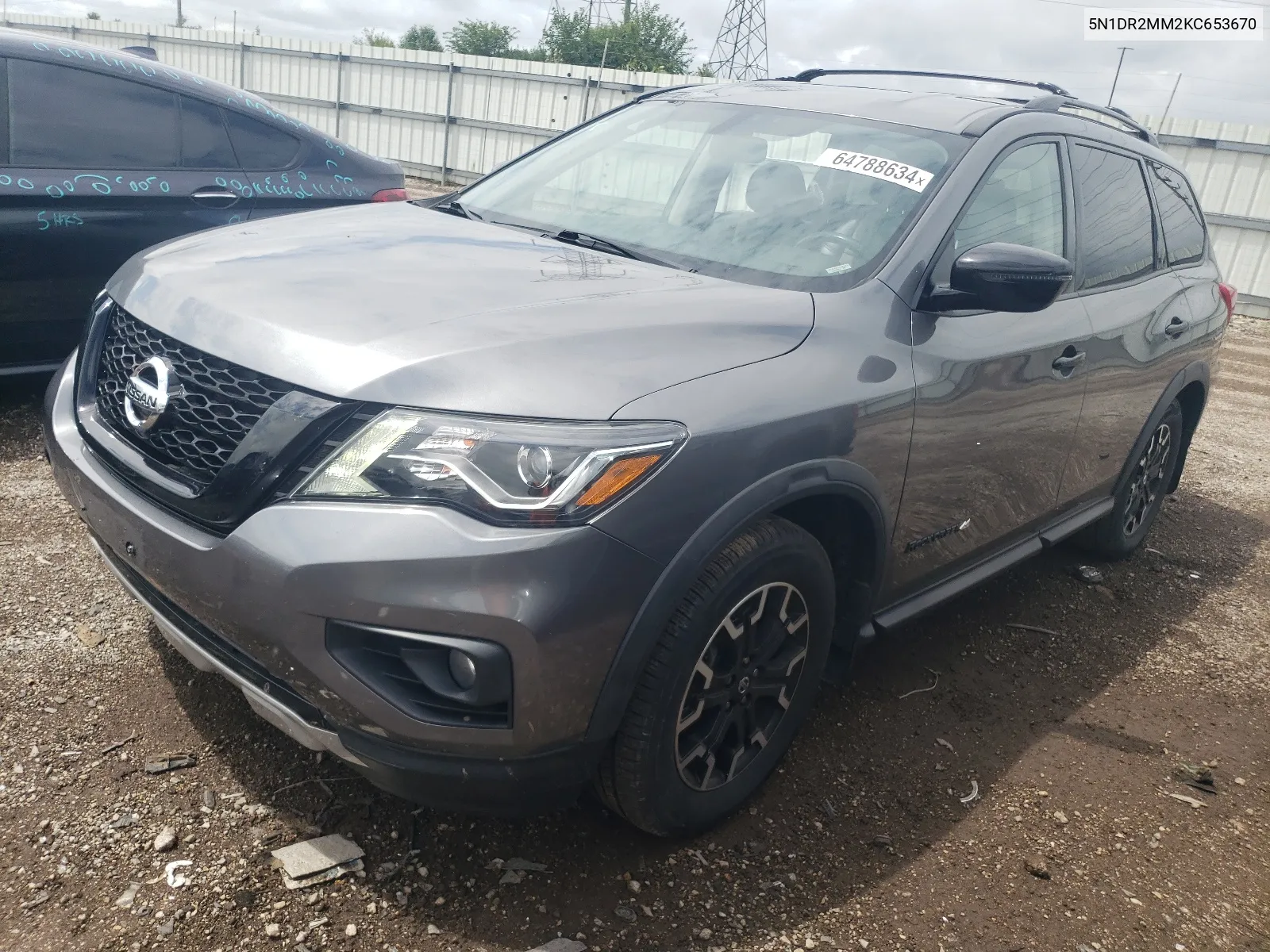 2019 Nissan Pathfinder S VIN: 5N1DR2MM2KC653670 Lot: 64788634