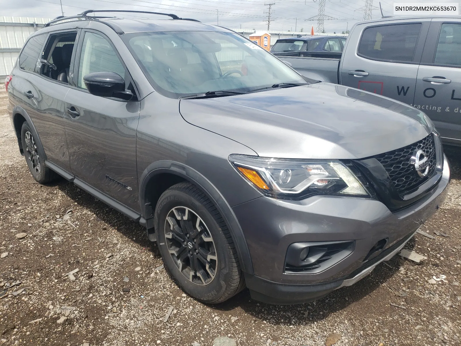 2019 Nissan Pathfinder S VIN: 5N1DR2MM2KC653670 Lot: 64788634