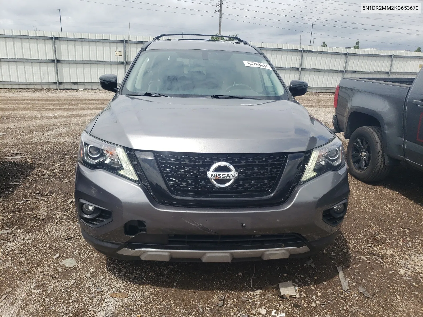 2019 Nissan Pathfinder S VIN: 5N1DR2MM2KC653670 Lot: 64788634