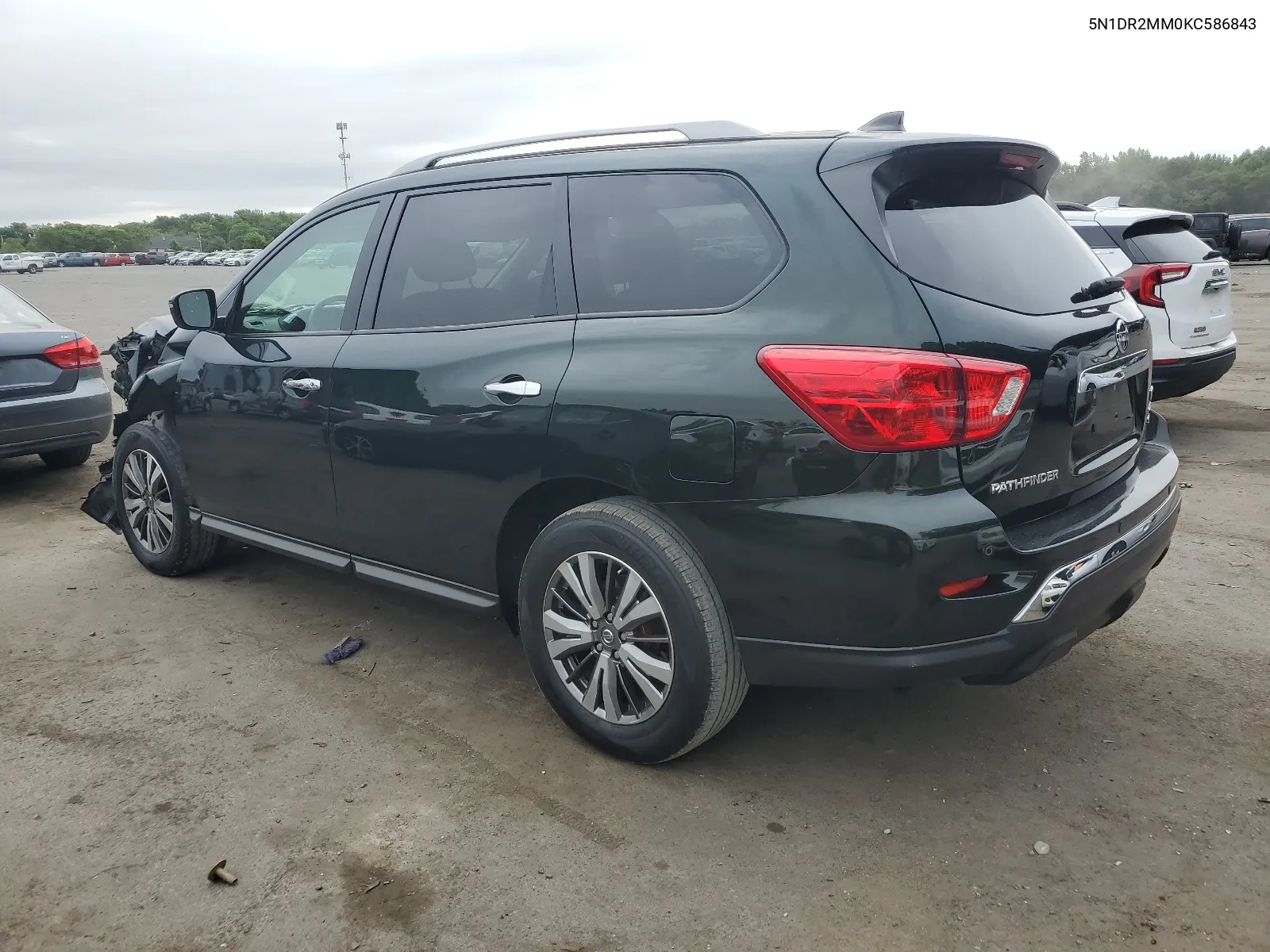 2019 Nissan Pathfinder S VIN: 5N1DR2MM0KC586843 Lot: 66113694