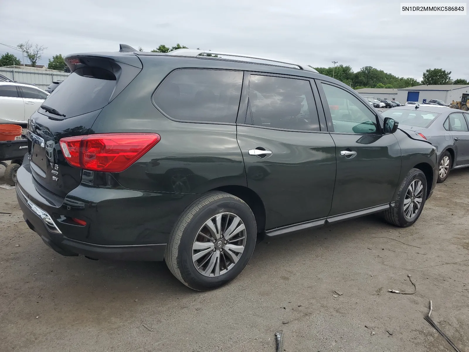 2019 Nissan Pathfinder S VIN: 5N1DR2MM0KC586843 Lot: 66113694