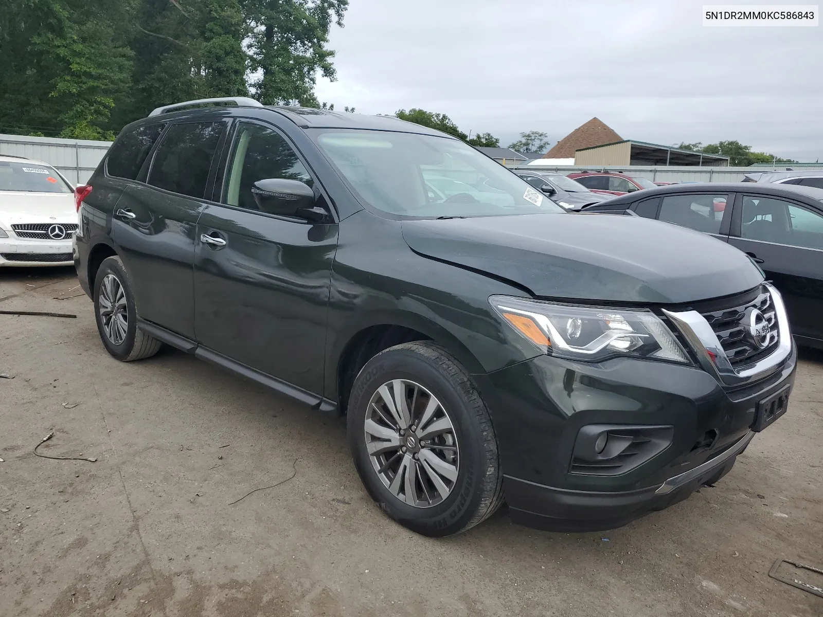 2019 Nissan Pathfinder S VIN: 5N1DR2MM0KC586843 Lot: 66113694