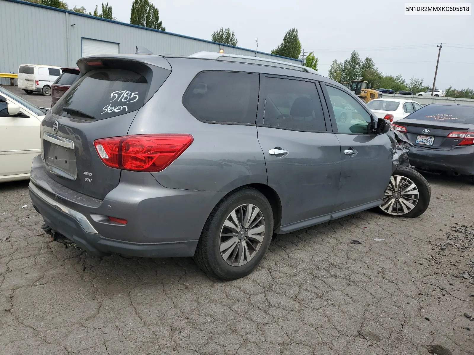 2019 Nissan Pathfinder S VIN: 5N1DR2MMXKC605818 Lot: 66538524