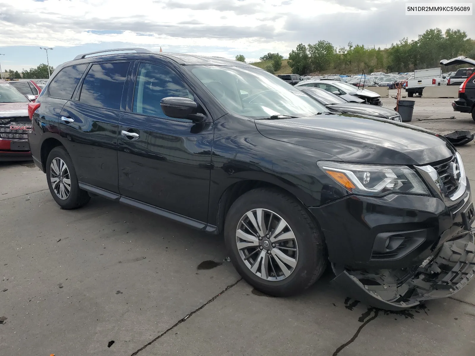 2019 Nissan Pathfinder S VIN: 5N1DR2MM9KC596089 Lot: 67877304