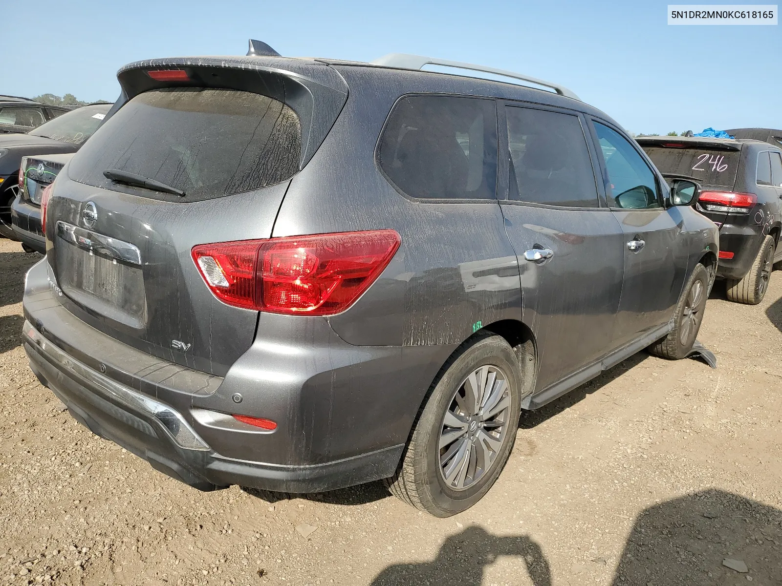 2019 Nissan Pathfinder S VIN: 5N1DR2MN0KC618165 Lot: 68382864