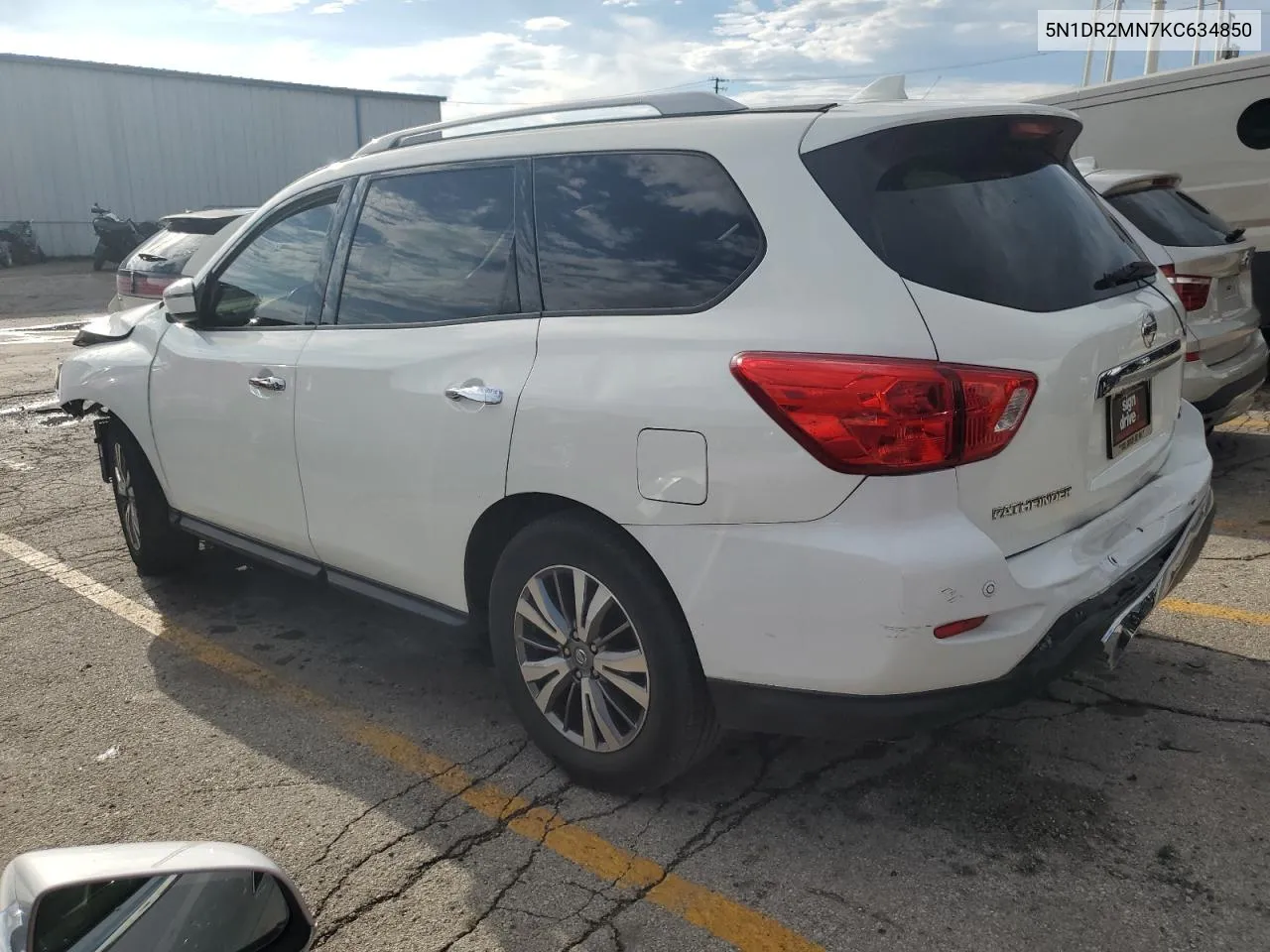 5N1DR2MN7KC634850 2019 Nissan Pathfinder S