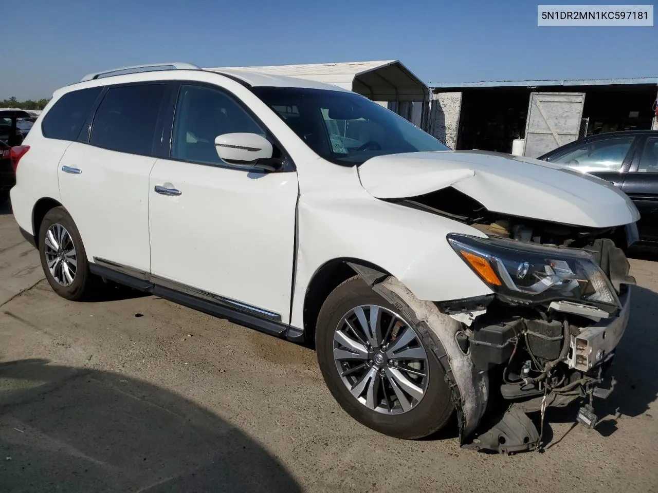 5N1DR2MN1KC597181 2019 Nissan Pathfinder S