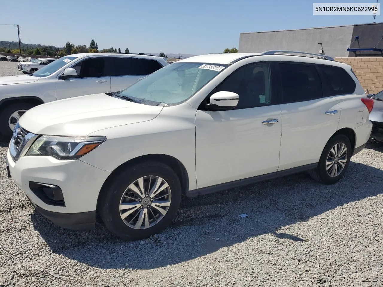 2019 Nissan Pathfinder S VIN: 5N1DR2MN6KC622995 Lot: 69672604