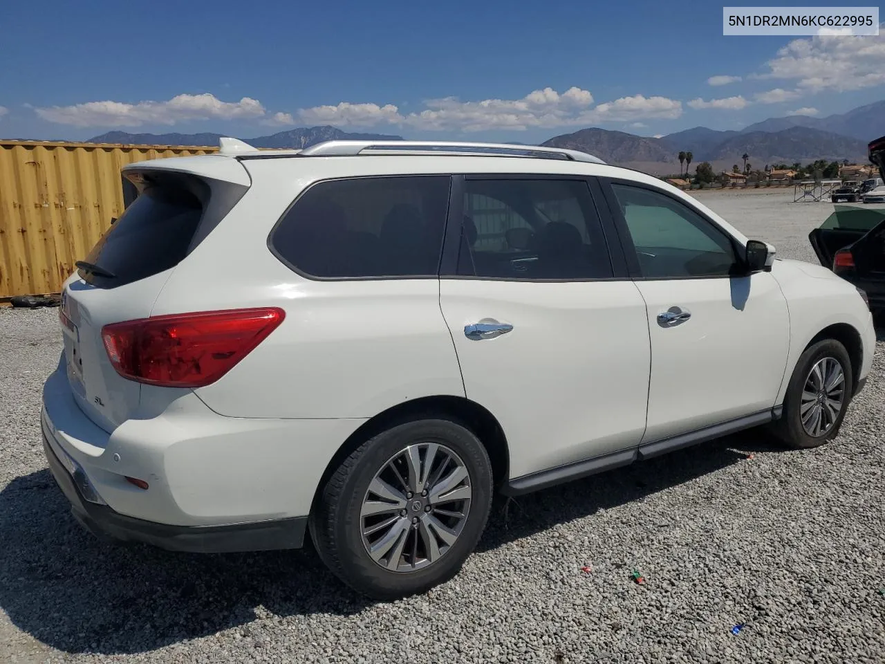 2019 Nissan Pathfinder S VIN: 5N1DR2MN6KC622995 Lot: 69672604