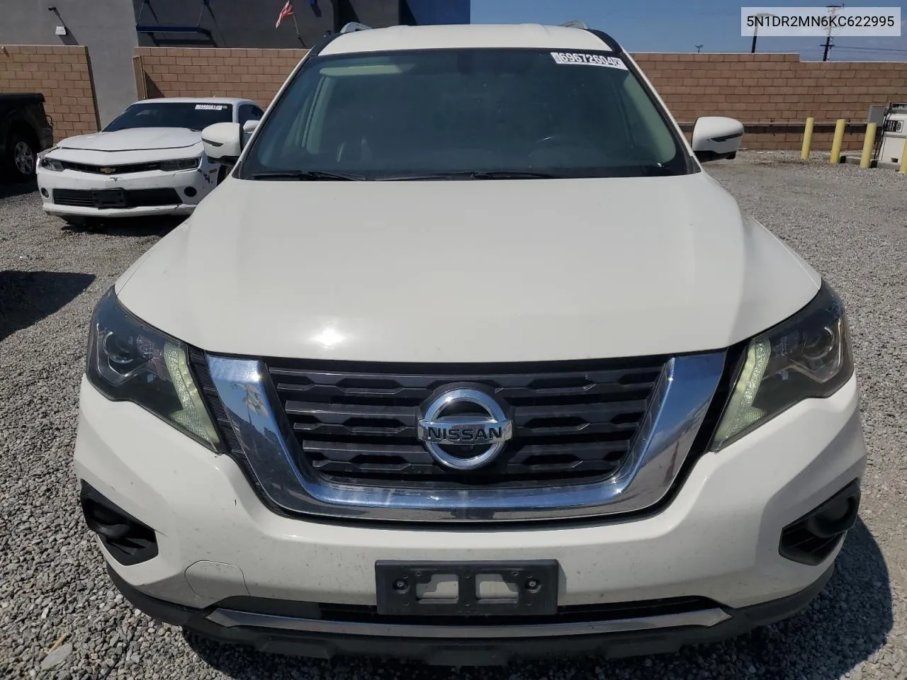 2019 Nissan Pathfinder S VIN: 5N1DR2MN6KC622995 Lot: 69672604