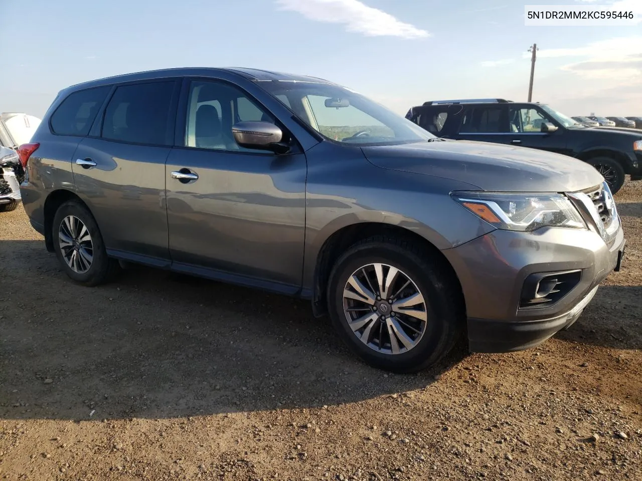 2019 Nissan Pathfinder S VIN: 5N1DR2MM2KC595446 Lot: 69858494