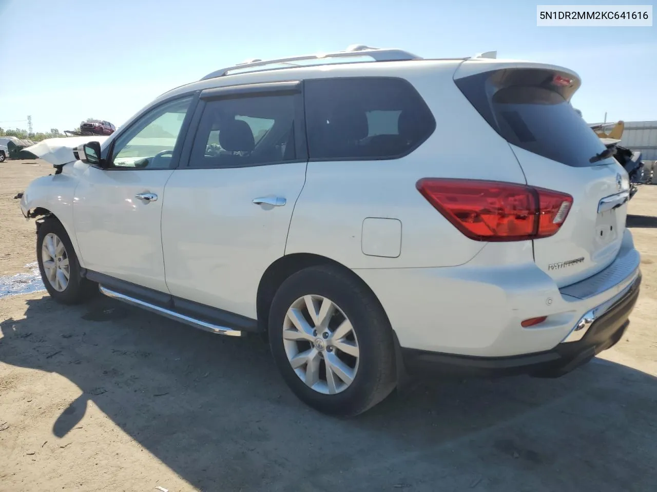 2019 Nissan Pathfinder S VIN: 5N1DR2MM2KC641616 Lot: 70045074