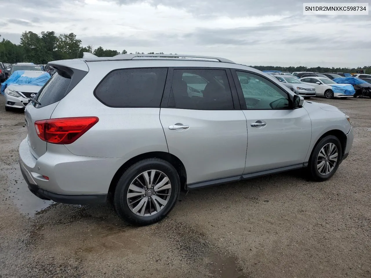 2019 Nissan Pathfinder S VIN: 5N1DR2MNXKC598734 Lot: 70694664