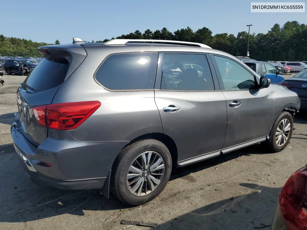 2019 Nissan Pathfinder S VIN: 5N1DR2MM1KC605559 Lot: 71008364