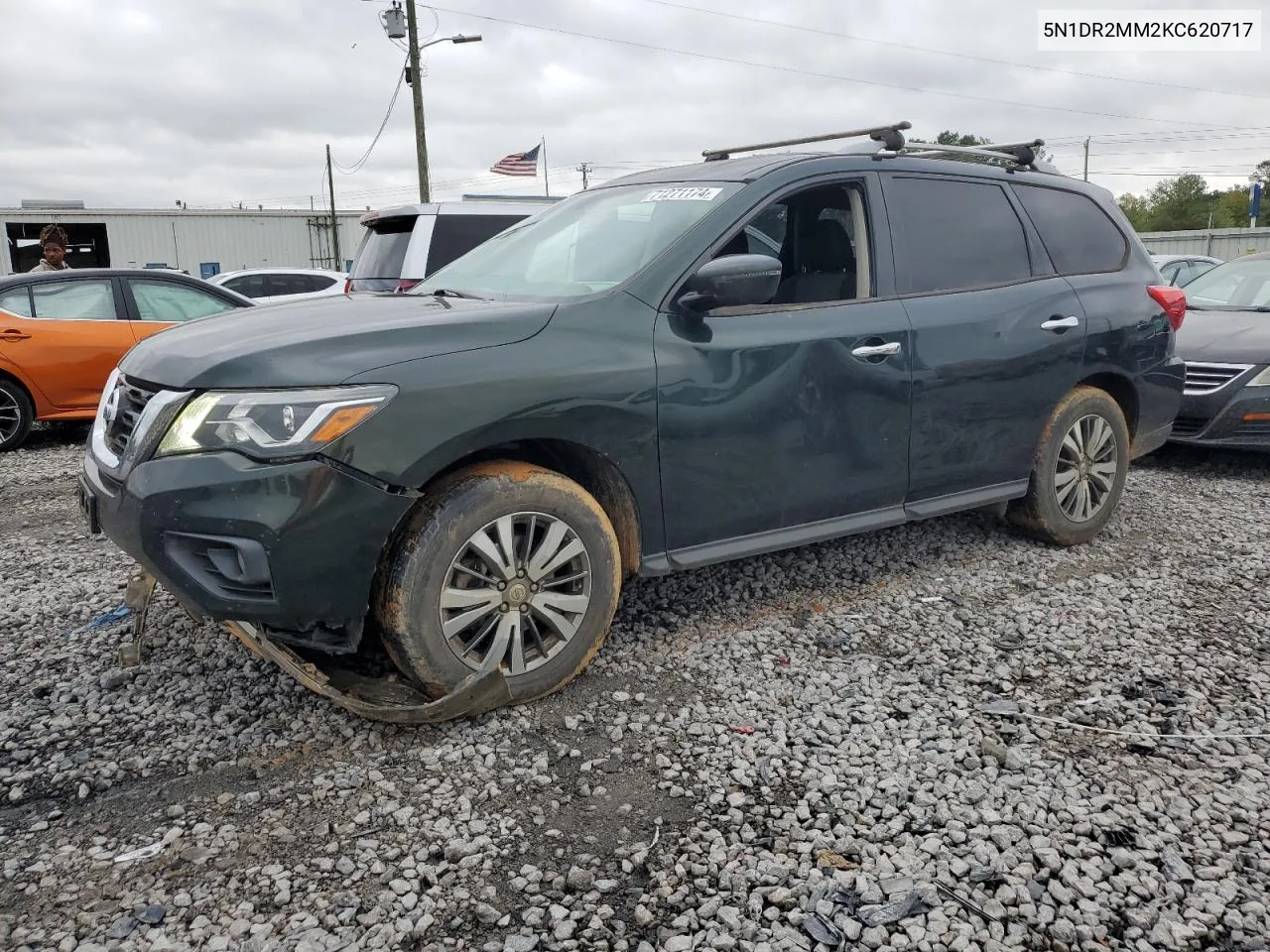 2019 Nissan Pathfinder S VIN: 5N1DR2MM2KC620717 Lot: 71271174