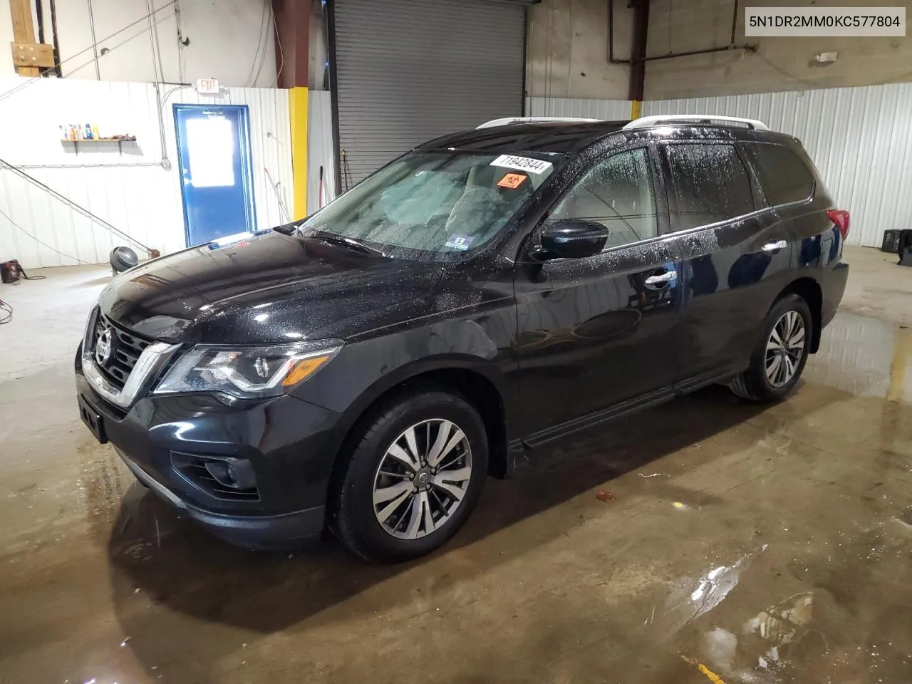 2019 Nissan Pathfinder S VIN: 5N1DR2MM0KC577804 Lot: 71942844