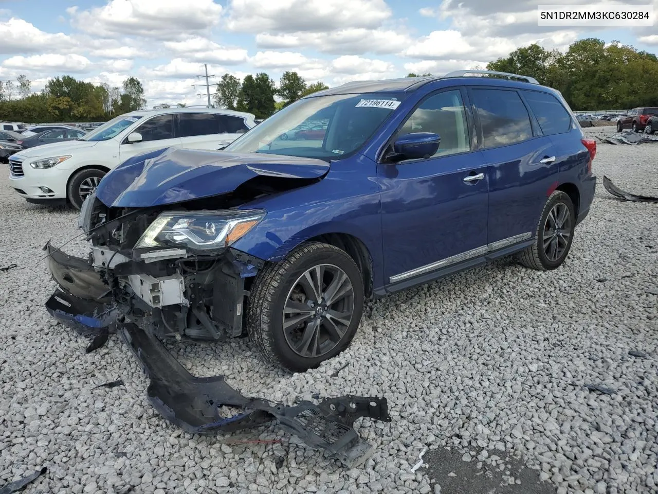 5N1DR2MM3KC630284 2019 Nissan Pathfinder S