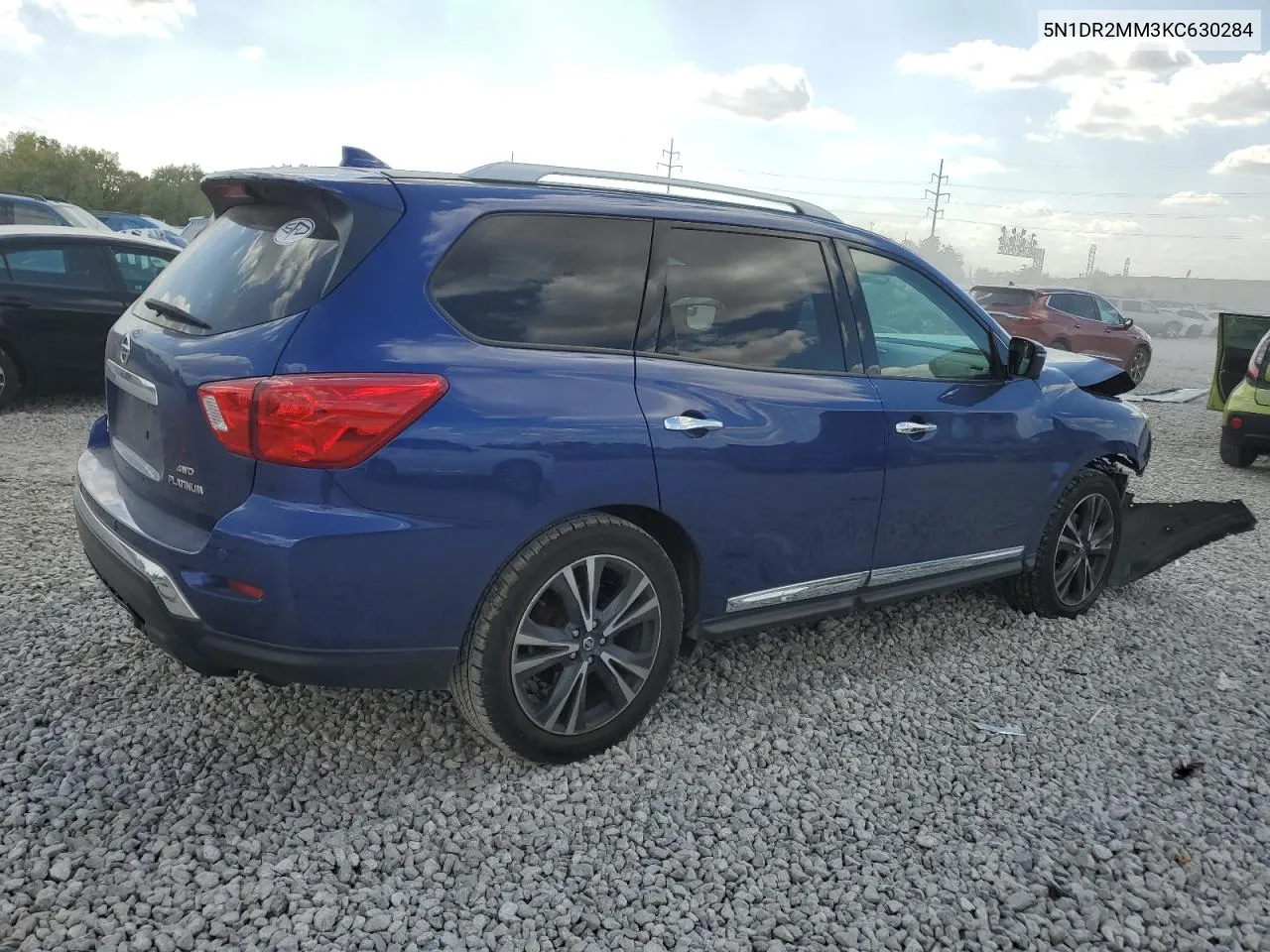 2019 Nissan Pathfinder S VIN: 5N1DR2MM3KC630284 Lot: 72196114