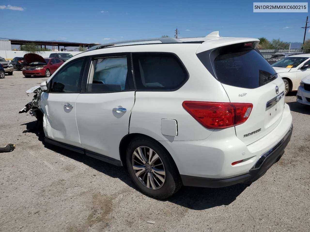 2019 Nissan Pathfinder S VIN: 5N1DR2MMXKC600215 Lot: 72238124