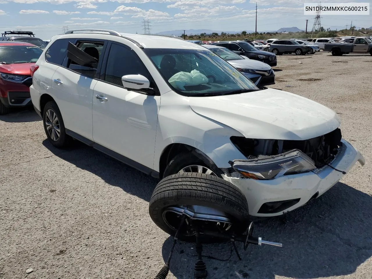 2019 Nissan Pathfinder S VIN: 5N1DR2MMXKC600215 Lot: 72238124