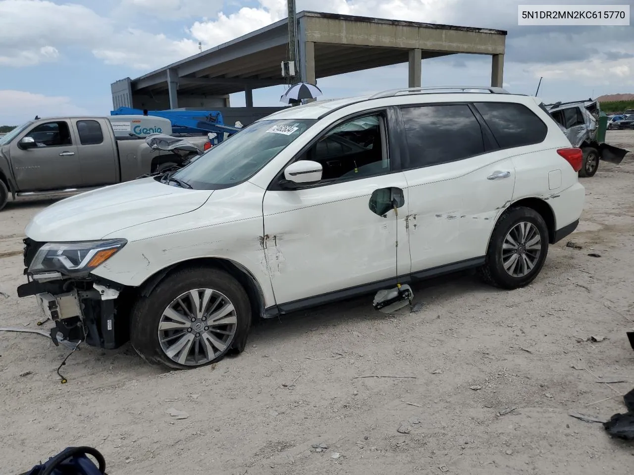 2019 Nissan Pathfinder S VIN: 5N1DR2MN2KC615770 Lot: 72462634