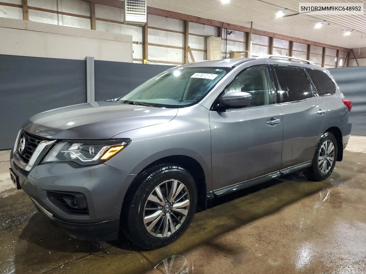 2019 Nissan Pathfinder S VIN: 5N1DR2MM9KC648952 Lot: 72616404