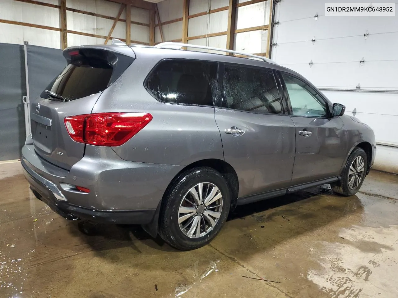 2019 Nissan Pathfinder S VIN: 5N1DR2MM9KC648952 Lot: 72616404